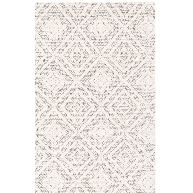 Castillo Hand Loomed Wool And Cotton Geometric Rug, Rectangle 3' x 5'