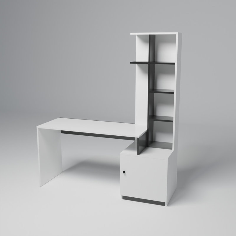 Bureau Deanta, Blanc / anthracite