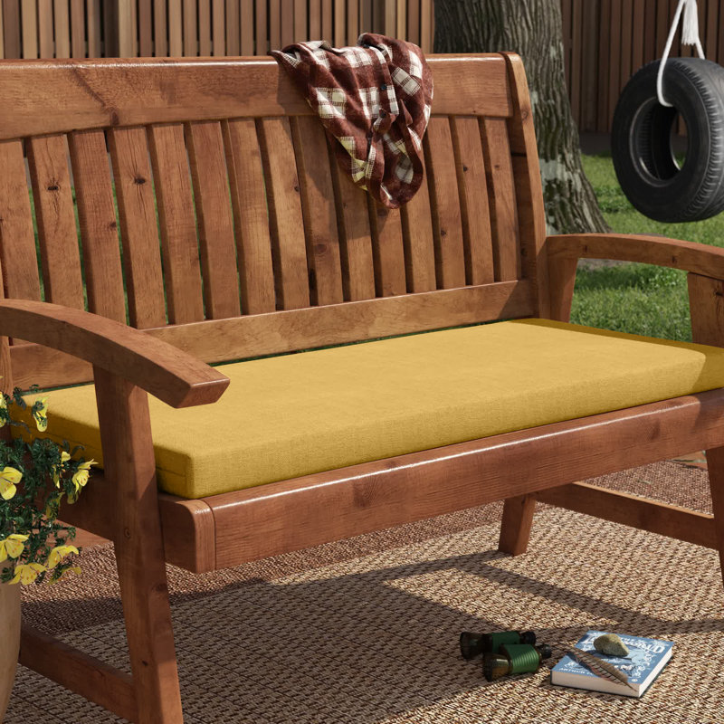Indoor/Outdoor Seat Cushion, Lemon