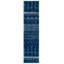 Tapis bleu marine à motif géométrique Cobos-1352226735