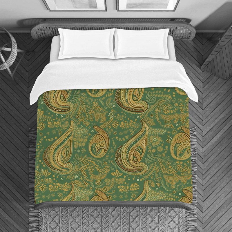 Paisley Bedding, King Duvet Cover