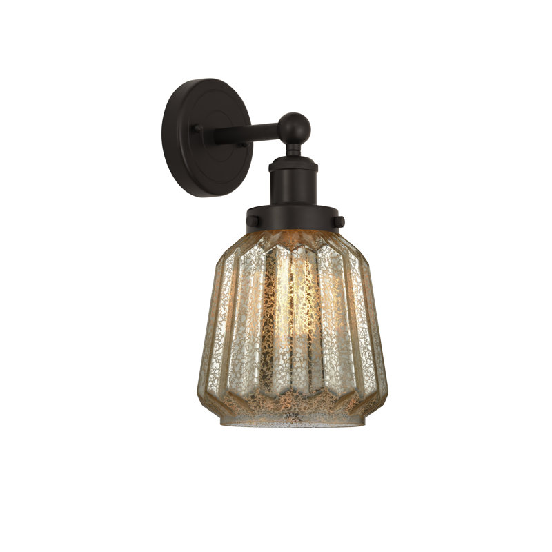 Casselman 1 Light Steel Armed Sconce, Oil Rubbed Bronze