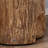 Tree Stump Stool, Decorative Side Table with Round Tabletop, with Wood Grain Finish,Natural