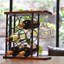 Adrieonna 6 - Bottle Solid Wood Wine Bottle & Glass Rack in Black and Brown
