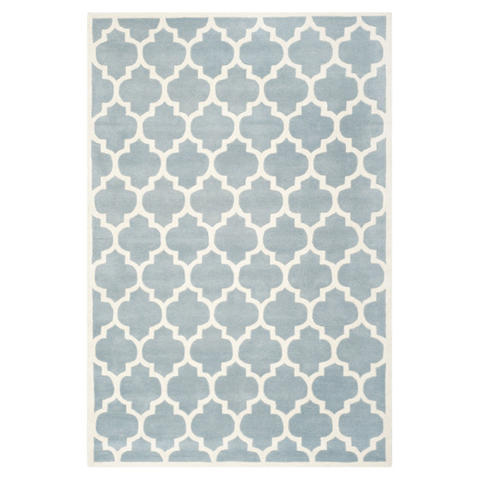 Tapis en laine touffeté à la main Carolene