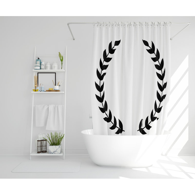 Whitworth Polyester Shower Curtain Set, 168cm H x 168cm W