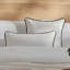 White Rectangular Cushion Cover