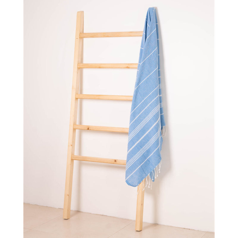 Sultan Sultan Turkish Bath & Beach Towel | 100% Organic Turkish Cotton | Peshtemal | Fouta Towel, Turquoise 
