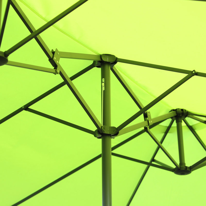 4.6 M Ezra Market Umbrella - NO BASE, Green