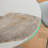 White Khaki Round Sintered Stone Dining table