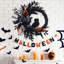 Couronne d'Halloween 20 po avec des roses, des feuilles et des baies
