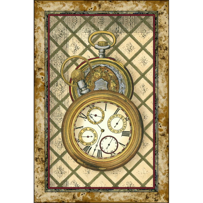 Tic - Tock I - Wrapped Canvas Art Prints, 30cm H x 20cm W