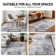 Tapis blanc / gris Willington