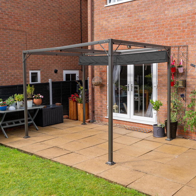Carie Manhattan 2.3m x 3m Steel Pergola