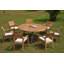 Sansome Outdoor - Piece Teak Dining Set-231907279-231907272