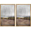 Ensemble de 2 peintures encadrées sur toile-76014413-76014415