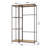 45 " Bronze and Bamboo Clothing Rack
