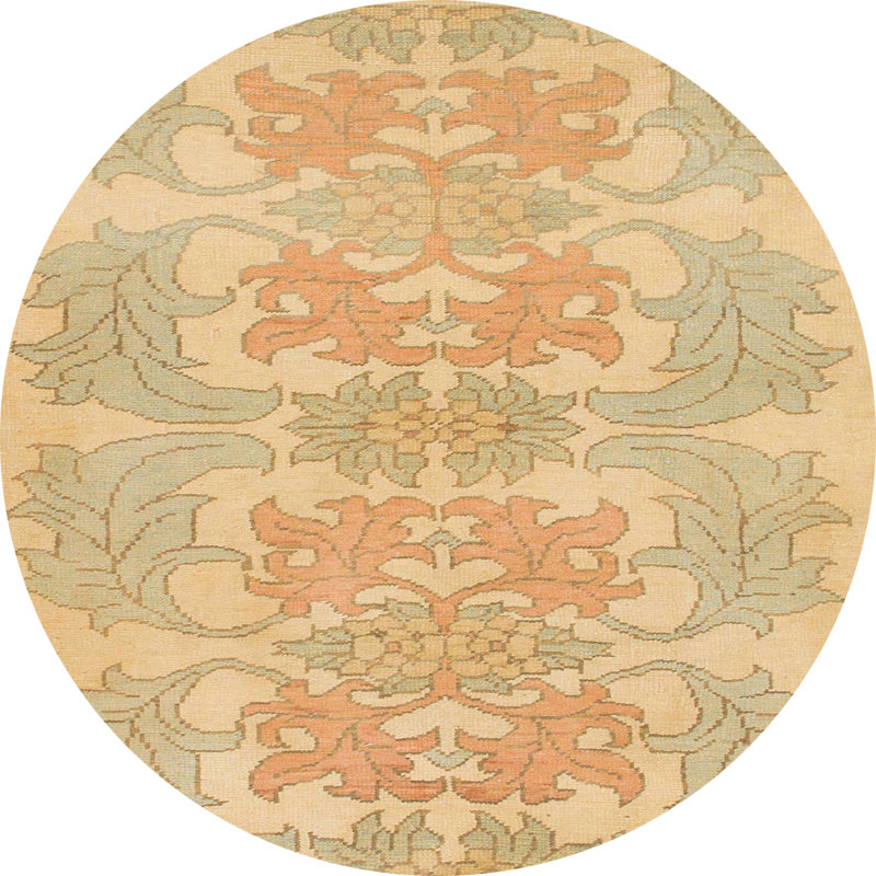 Tapis multicolore abstrait Dunsfold, Rond 4 pi