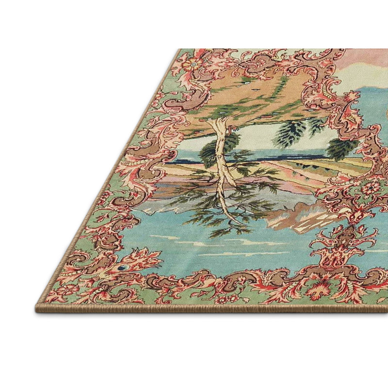Oriental Indoor Rug, Rectangle 7' x 9'