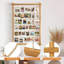 Solid Wood Wall Organizer with Corkboard