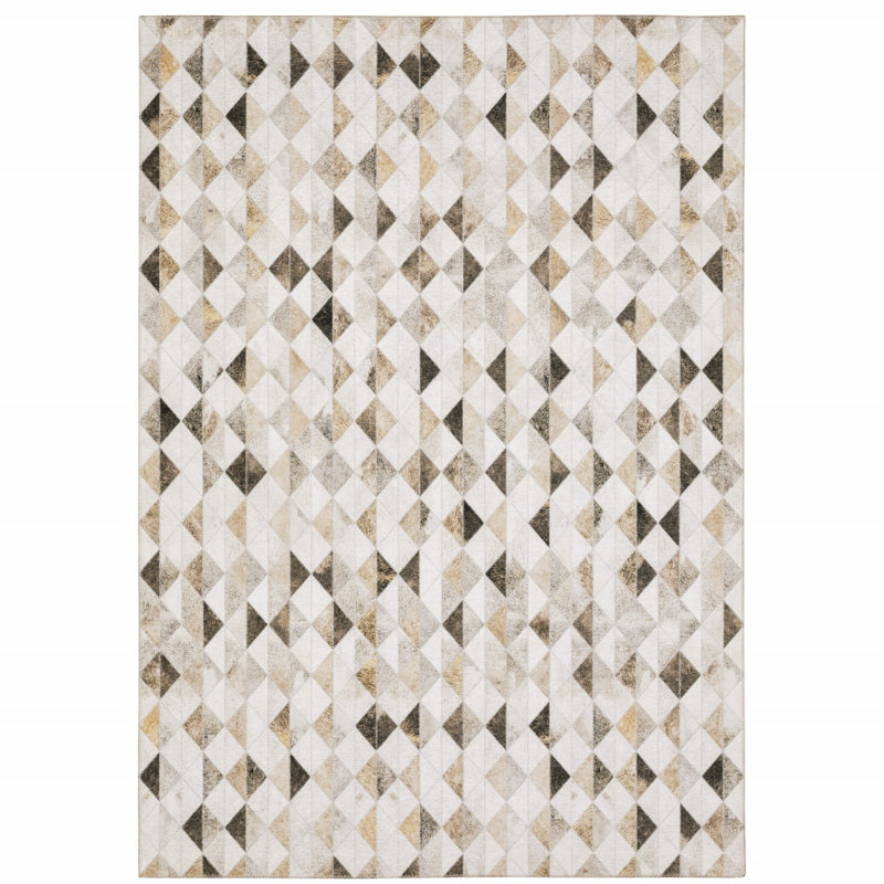 Kesan Geometric Indoor Rug, Rectangle 7'8" x 10'