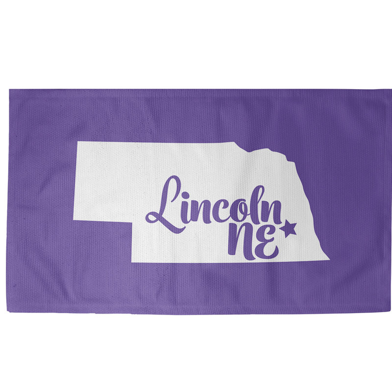 Tapis de zone mauve nebraska lincoln, Rectangle 2 pi x 3 pi