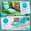 Chaise longue d'extérieur en métal Babers