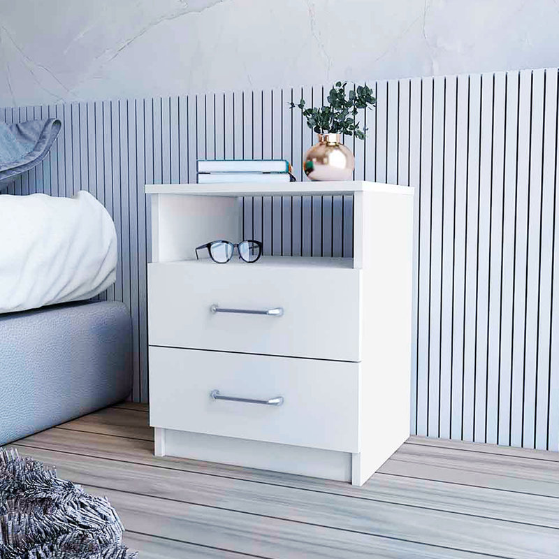 Table de chevet Jesualdo en blanc