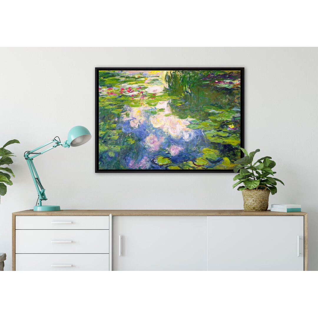 Gerahmtes Leinwandbild Water Lilies II von Claude Monet