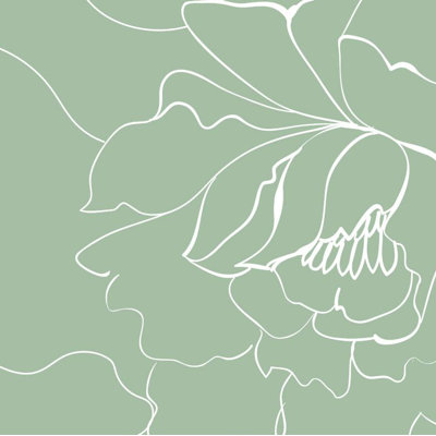 Adhésif mural floral et botanique