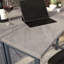 Table avec abattant, finition grise