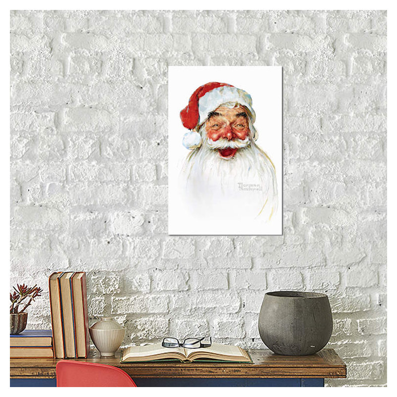 Norman Rockwell - Print on Canvas, 20.32 cm H x 30.48 cm W, Wrapped Canvas