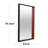 Metal Flat Wall Mirror