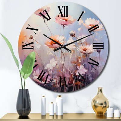 Dakeisha - Horloge murale florale