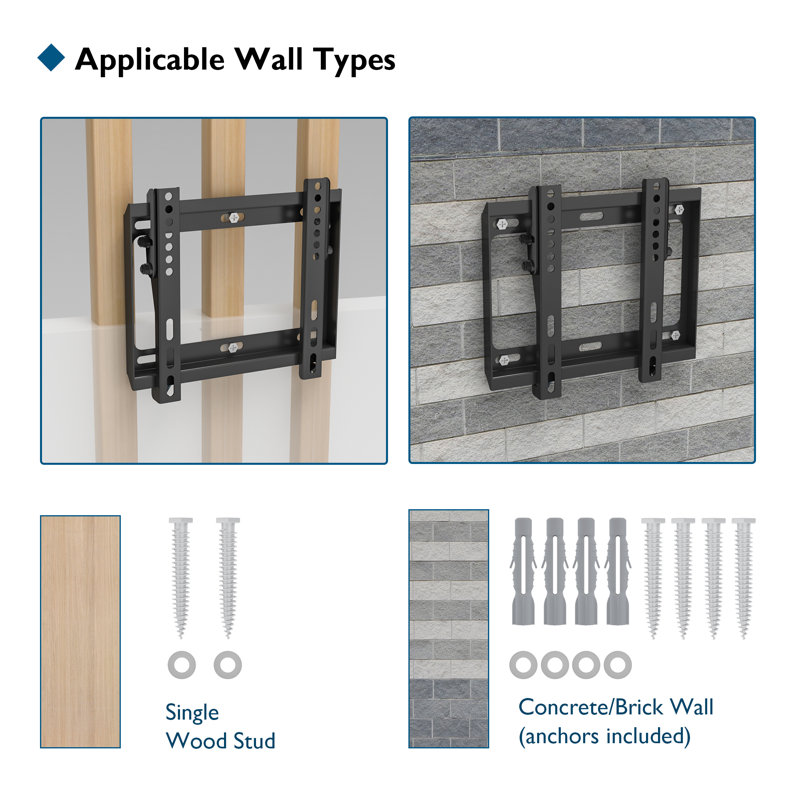 Cousineau Symple Stuff Single Screen Wall Mount