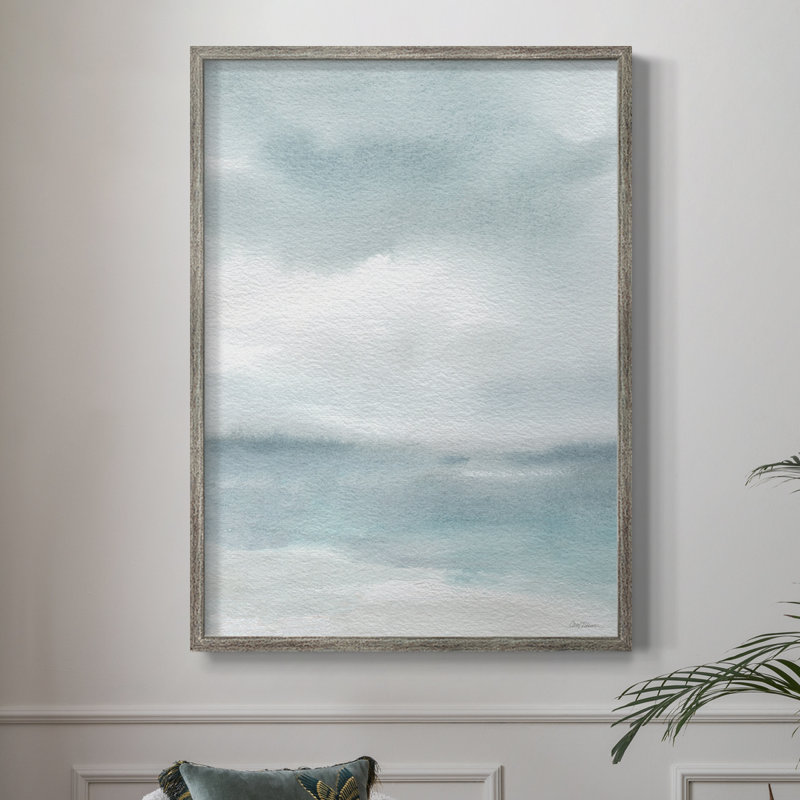 Seaside Sanctuary I, reproduction encadrée - bois massif, H 15 po x l 12 po