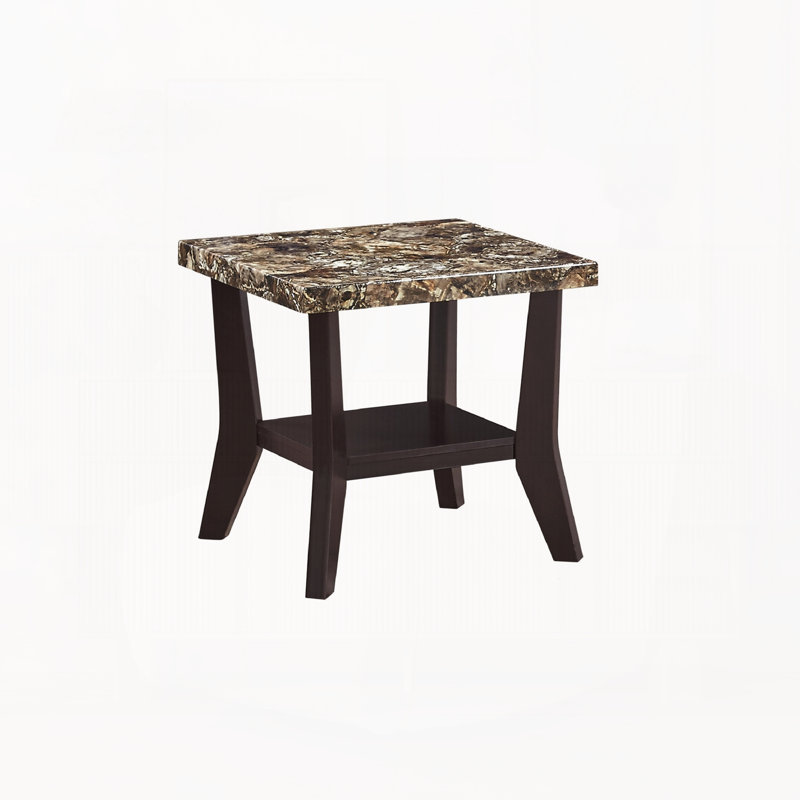 Ensemble de 3 tables basses en faux marbre