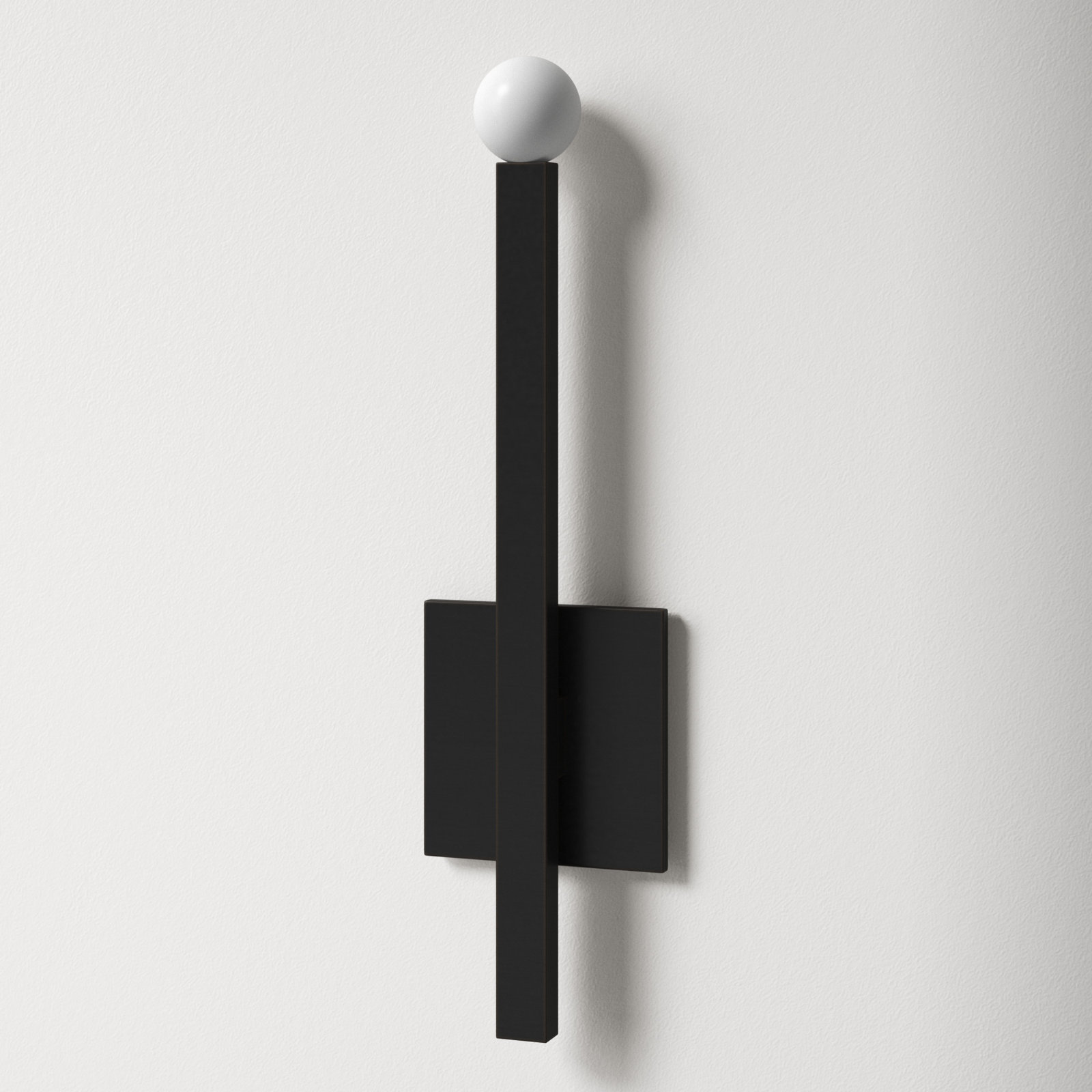 Peary Single Light Dimmable Wallchiere, Old Bronze