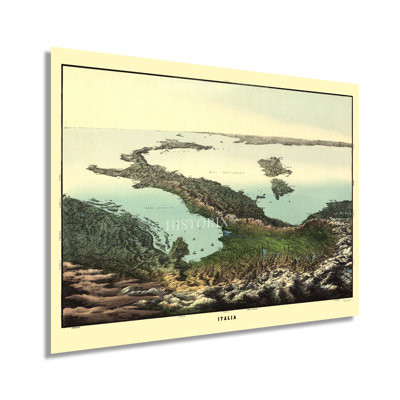 1850 Italy Map