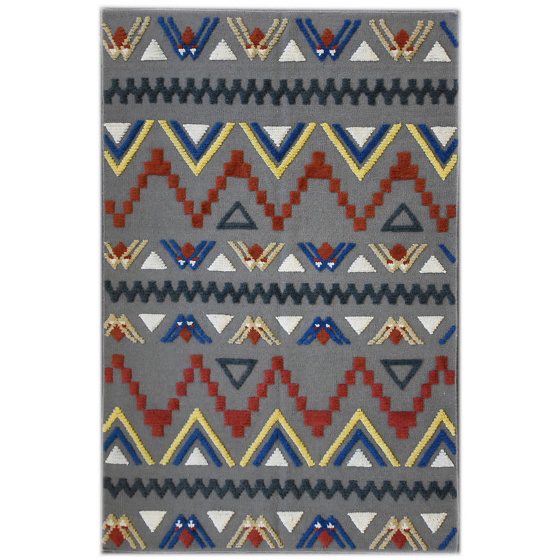 Hand Woven Grey Indoor Rug, Rectangle 160 x 230cm