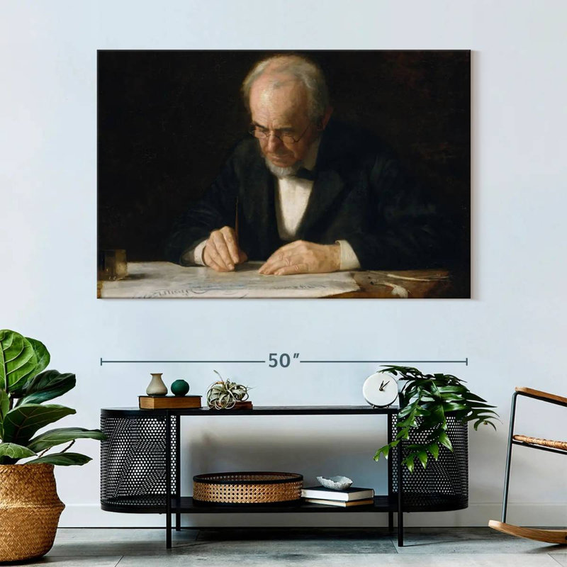 Senne The Writing Master, 34" H x 51" W
