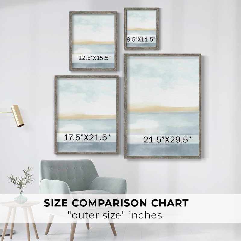 ABSTRACT Series DCCCLVI Framed Print - Solid Wood, 11" H x 9" W