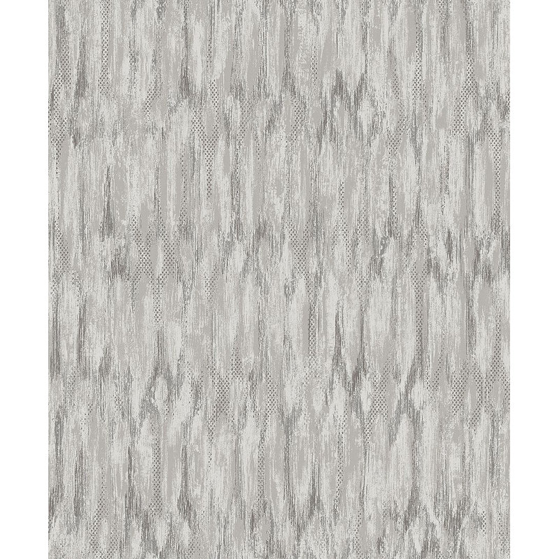 Kintana Metallic Wallpaper Roll, White