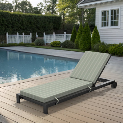 Lani Sunbrella® Outdoor Chaise Lounge Cushion
