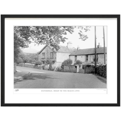 Silverdale, Road To The Beach C1955 - Single Picture Frame Print