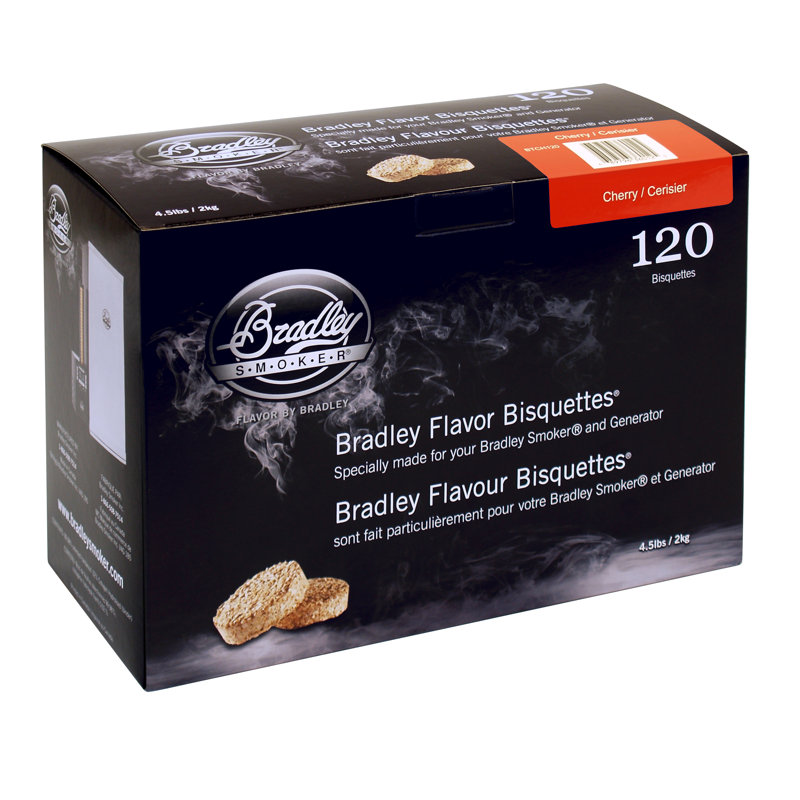 Bradley Smoker Bisquette, Cherry, 120 pack