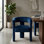 Chaise légère et luxueuse en velours