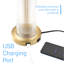 Lampe de table avec USB 21 po Reginia
