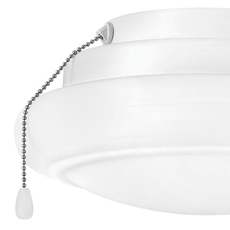 Low Profile Ceiling Fan Light Kit, Appliance White