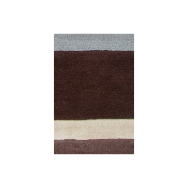 Ates Wool Striped Indoor Rug, Rectangle 2' x 3'
